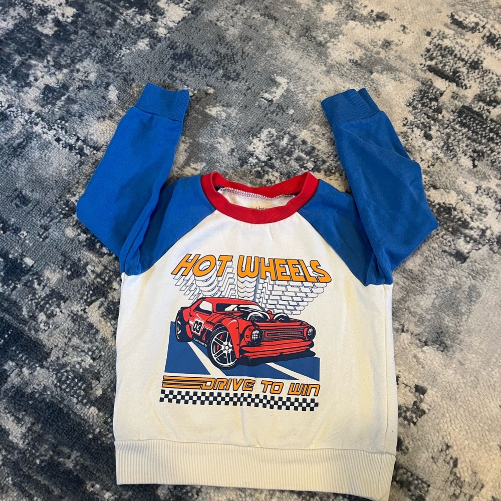 Kids' Blue and Red Long Sleeve Shirt